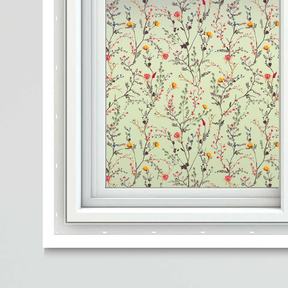 Floral Theme Window Film Sheets Kiku – Active Window Films
