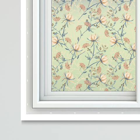 Coloured Pattern Window Film Sheets Sora
