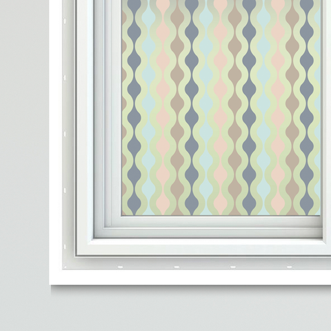 Coloured Pattern Window Film Sheets Koko