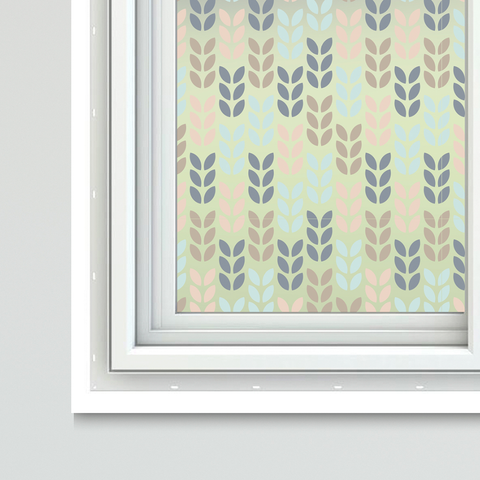 Coloured Pattern Window Film Sheets Aki