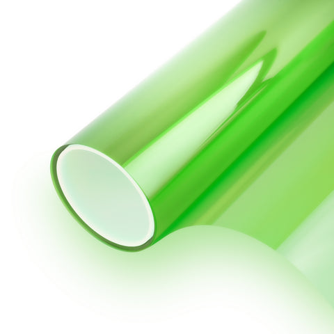 Green 35 Transparent Colourful Window Film Optically Clear Tint