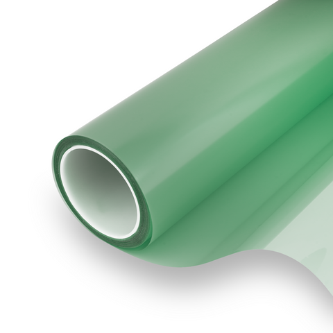 Plain Green Frosted Window Film