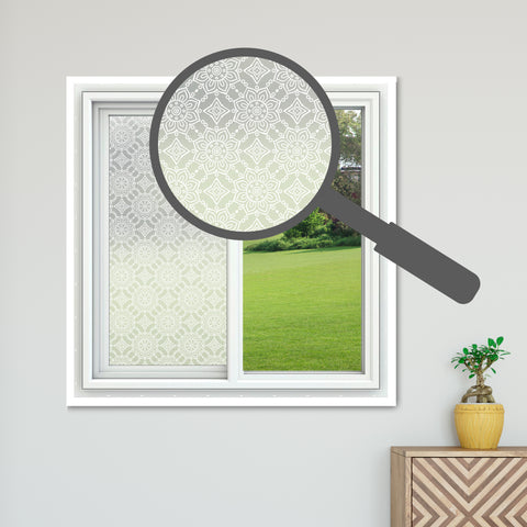 Floral Theme Window Film Sheets Ayami