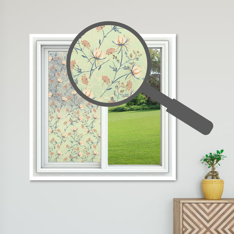 Coloured Pattern Window Film Sheets Sora