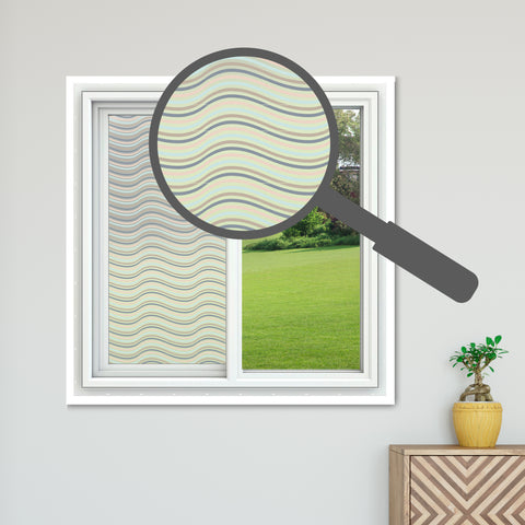 Coloured Pattern Window Film Sheets Riki