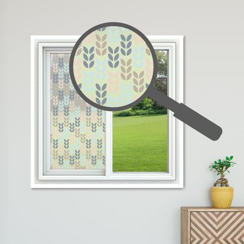 Coloured Pattern Window Film Sheets Aki