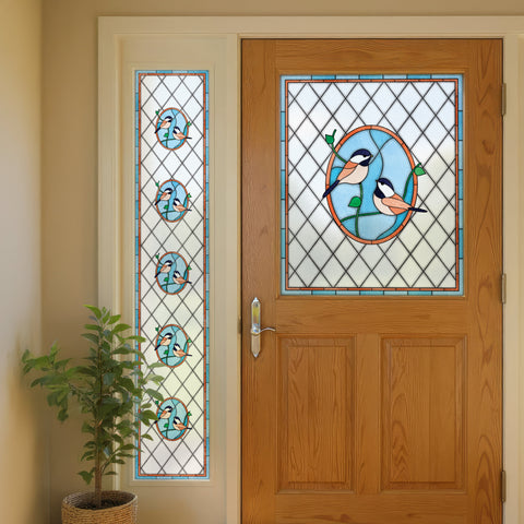 Bird Stained Glass Window Film – Custom Made to Measure