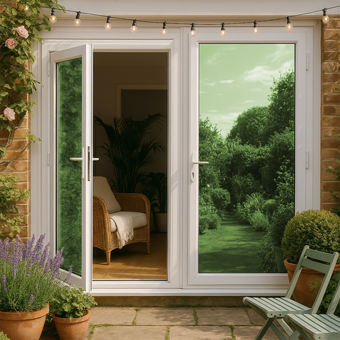 Mirror Green Window Film - One Way Tint