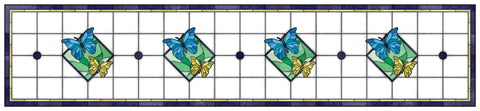 Butterfly Stained Glass Window Film – Custom Made to Measure