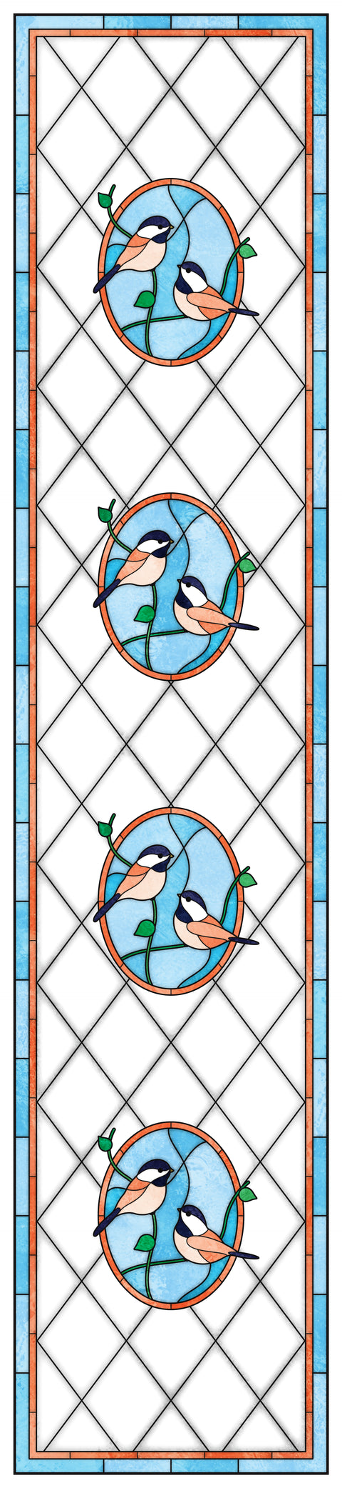 Bird Stained Glass Window Film – Custom Made to Measure