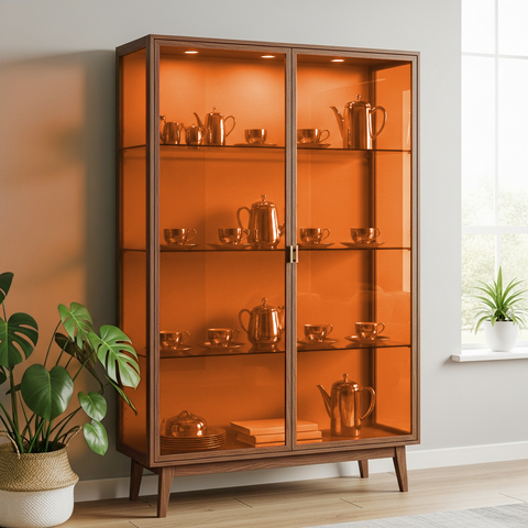 Orange 70 Transparent Colourful Window Film Optically Clear Tint