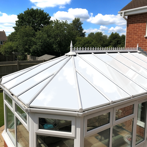 White Artic-Cool Polcarbonate Window Film