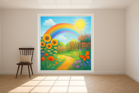 Print your own frosted window film, photo on frosted window film, custom bespoke glass film on etched glass