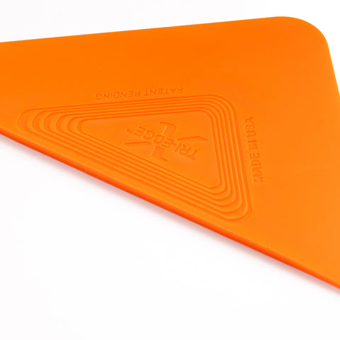 Tri-Edge X Orange Hard Card Corner Tool
