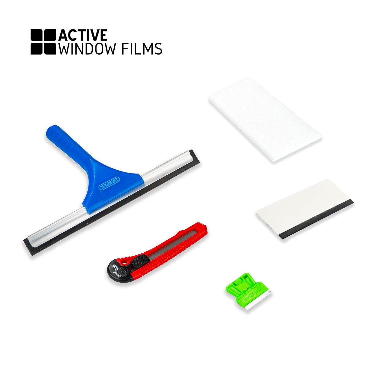 Window Sitting Kit WINDOW FILM, FLAT GLASS, FITTING TOOL KIT BASIC – Active Window Films