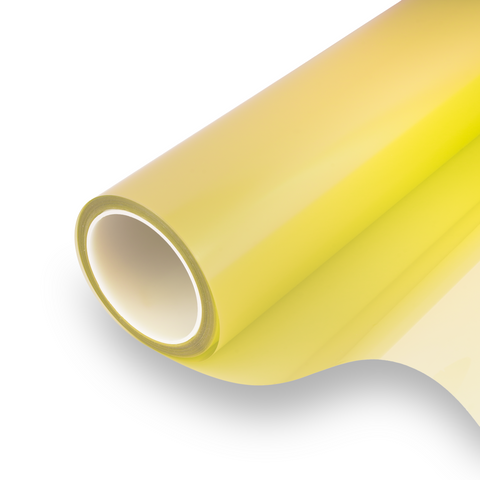 Plain Yellow Frosted Window Film